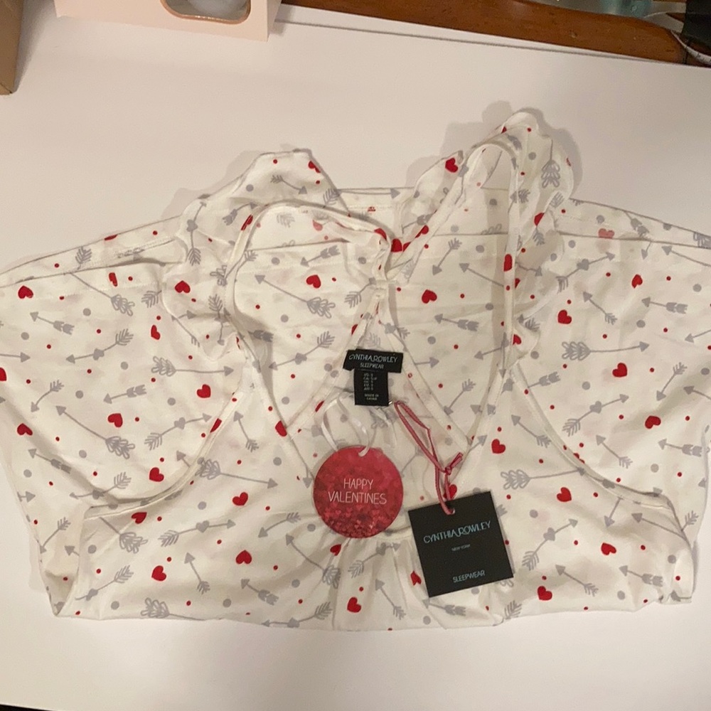 Cynthia Rowley sleepwear Valentines